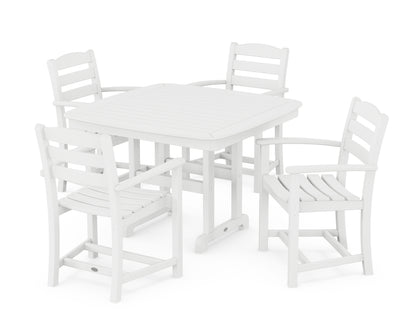 La Casa Caf‚ 5-Piece Dining Set with Trestle Legs