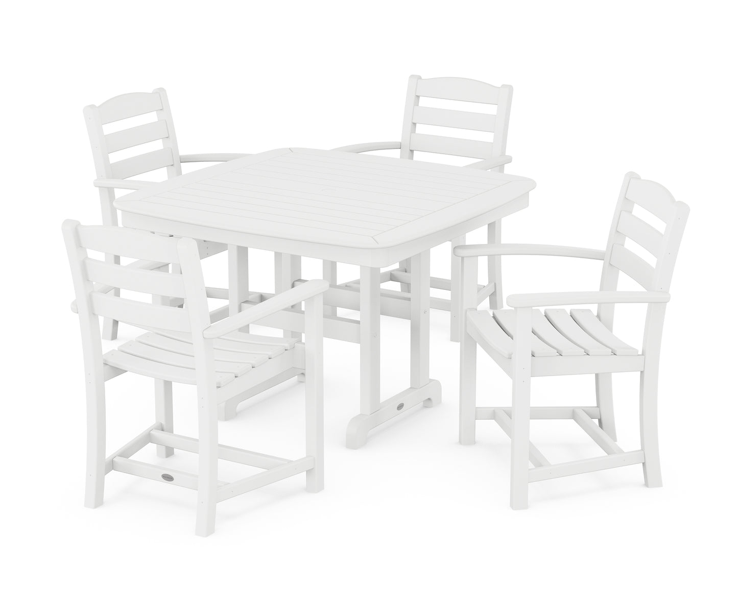 La Casa CafÃ© 5-Piece Dining Set with Trestle Legs