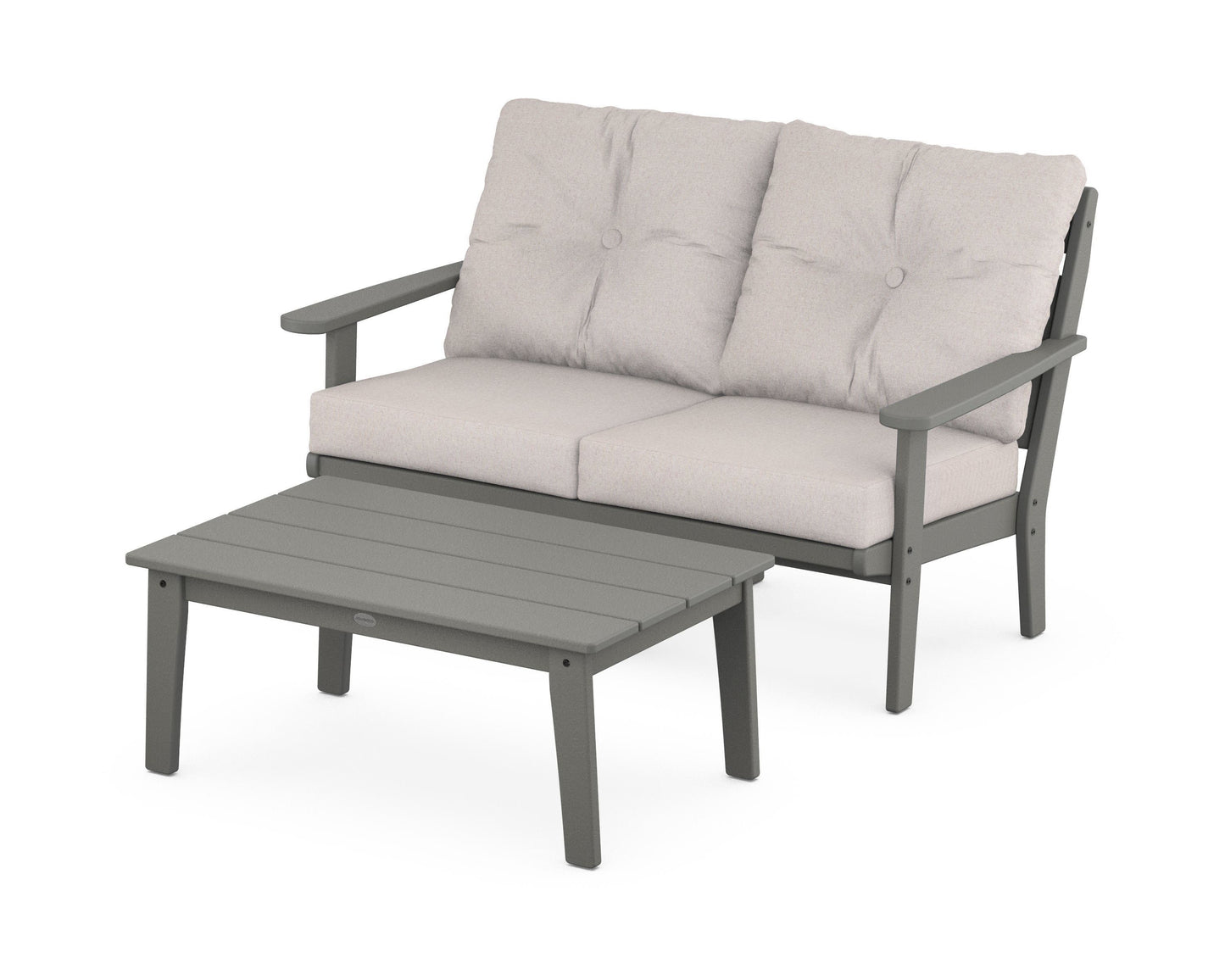 Lakeside 2-Piece Lounge Loveseat Set