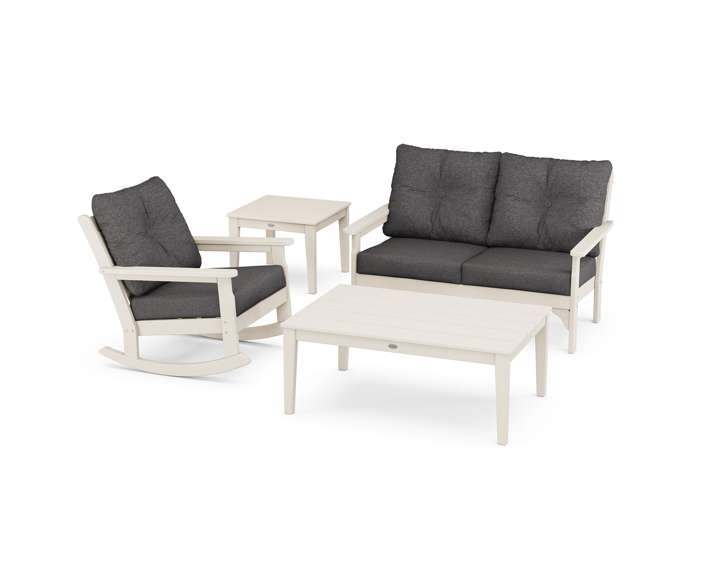 Vineyard 4-Piece Deep Seating Rocker Set