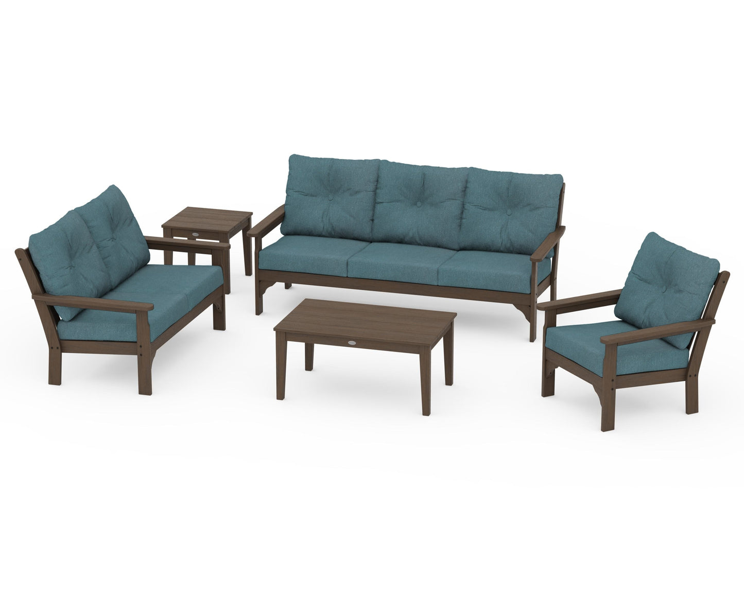 Vineyard 5 Piece Deep Seating Set
