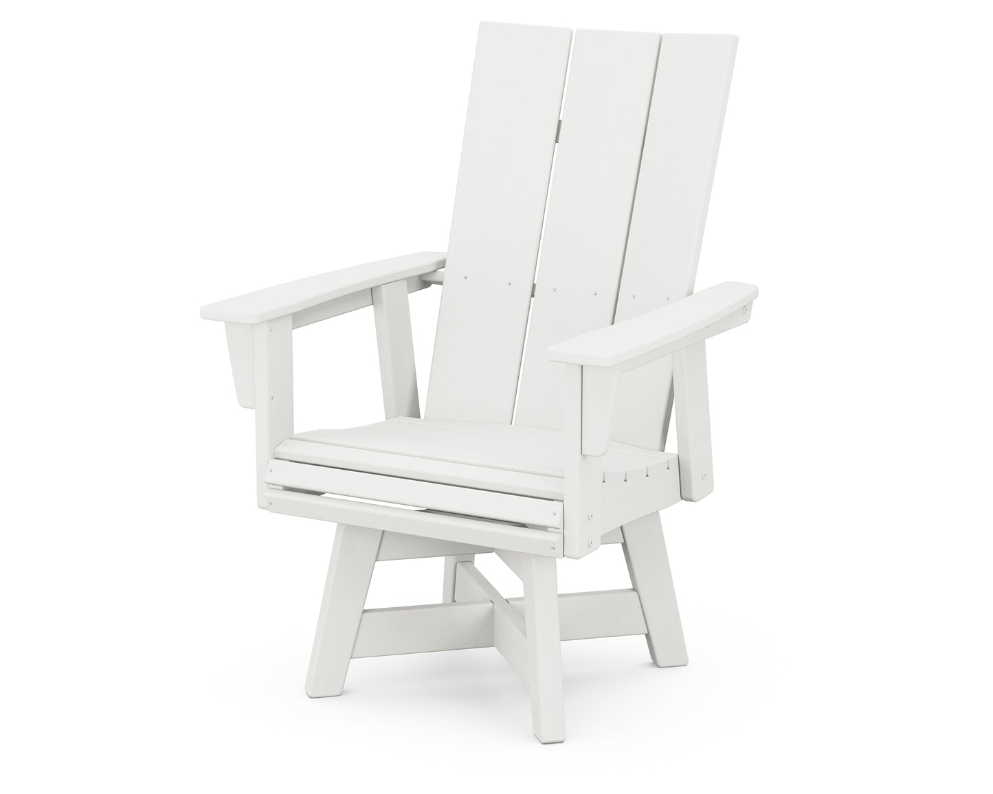 Modern Curveback Adirondack Swivel Dining Chair