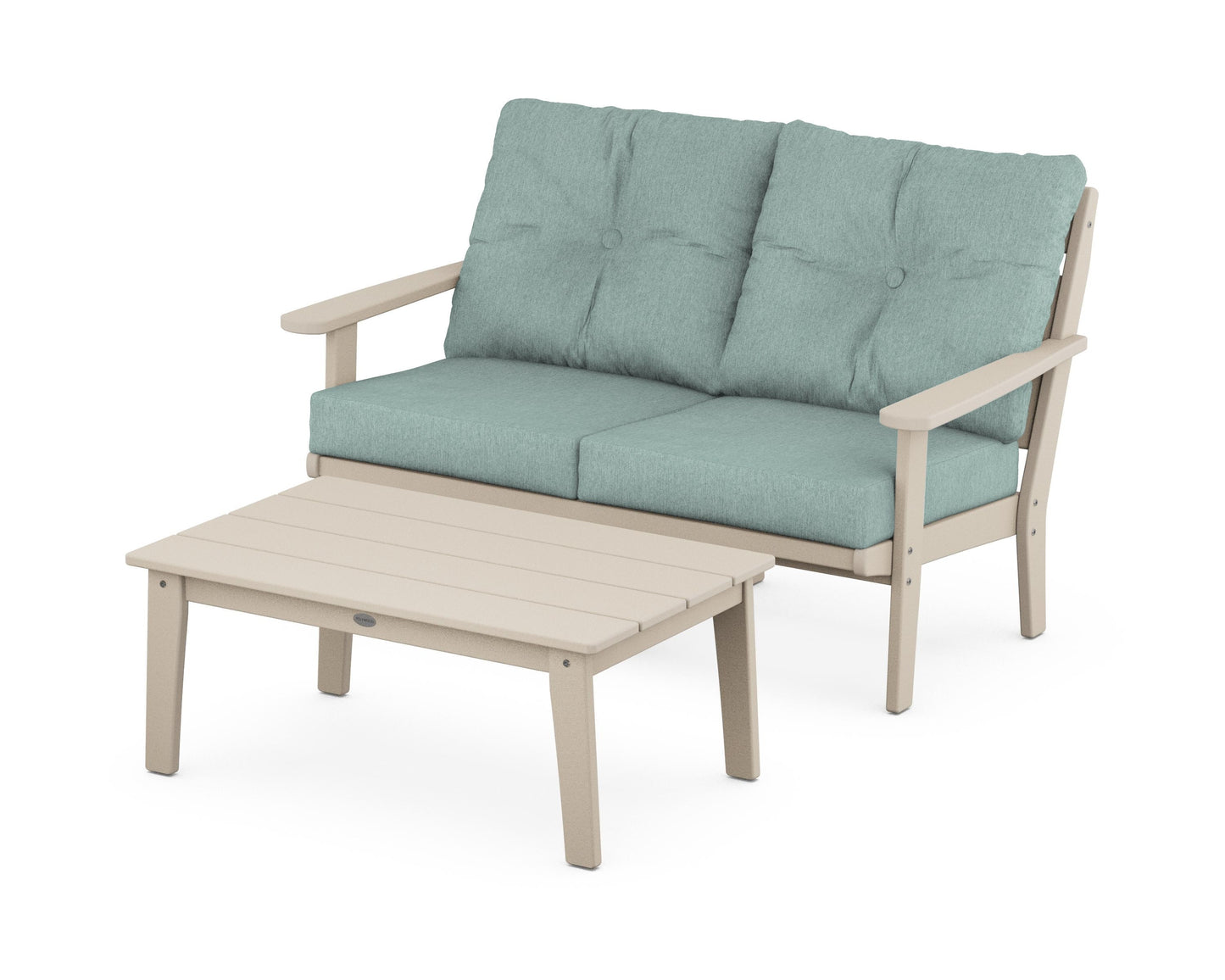 Lakeside 2-Piece Lounge Loveseat Set