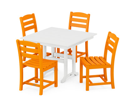 La Casa Caf‚ Side Chair 5-Piece Farmhouse Dining Set