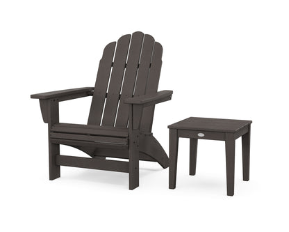 Vineyard Grand Adirondack Chair with Side Table