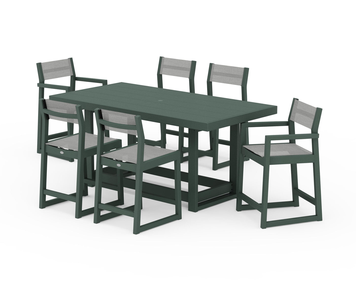 EDGE Sling 7-Piece Counter Table Set