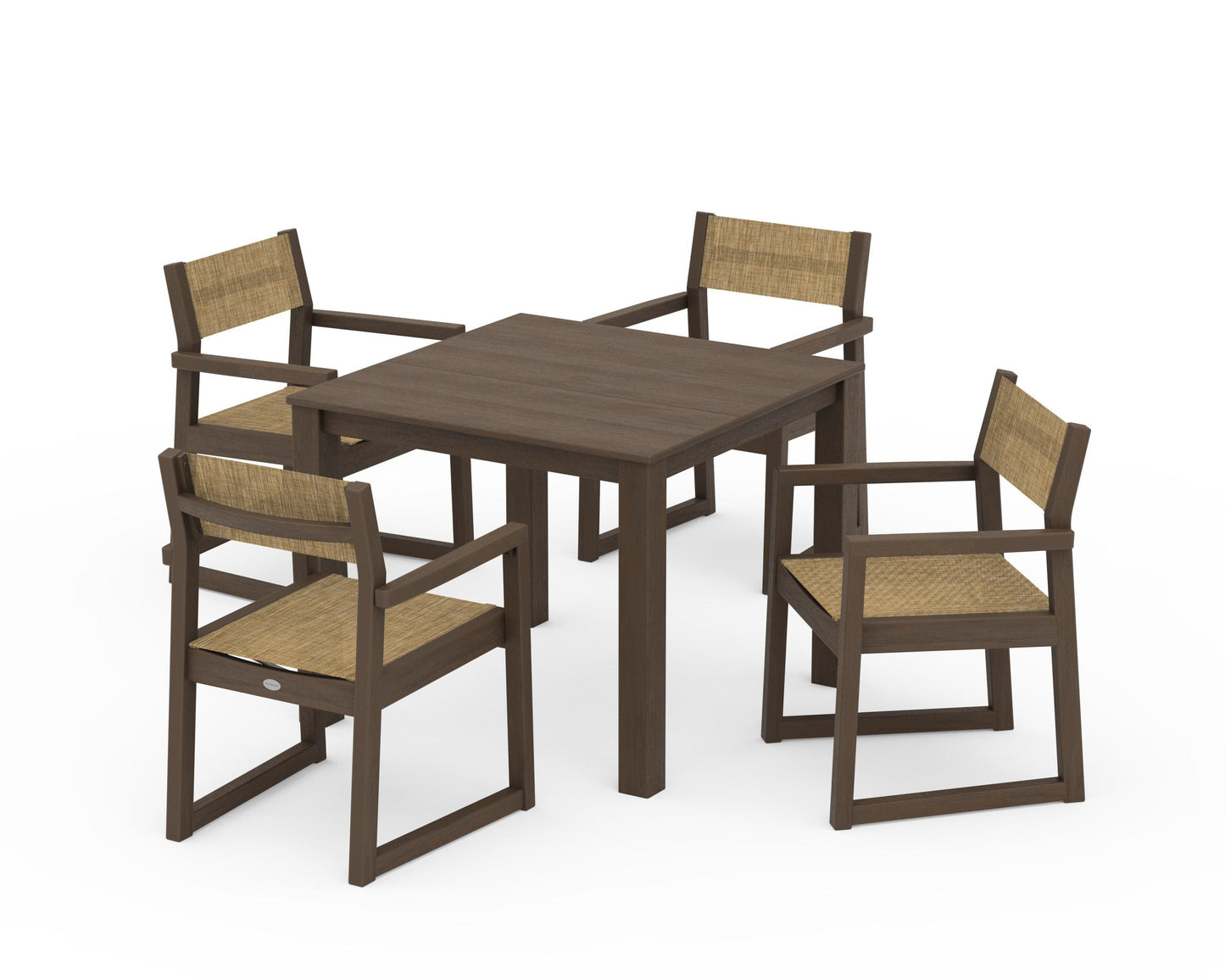 EDGE Sling Arm Chair 5-Piece Parsons Dining Set