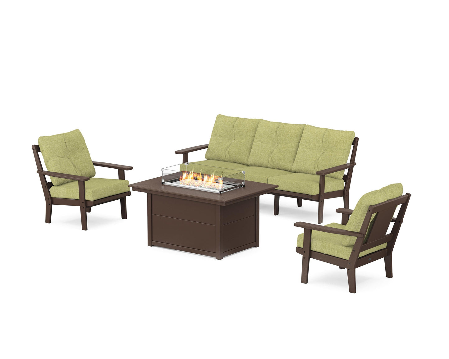 Prairie Deep Seating Fire Pit Table Set