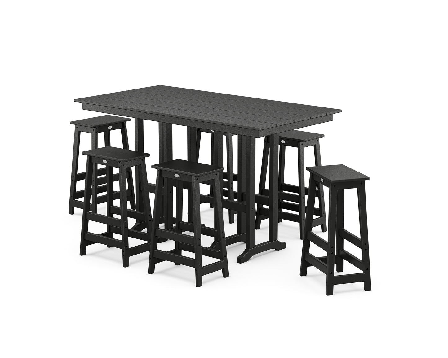 Modern Studio Bar Stool 7-Piece Set