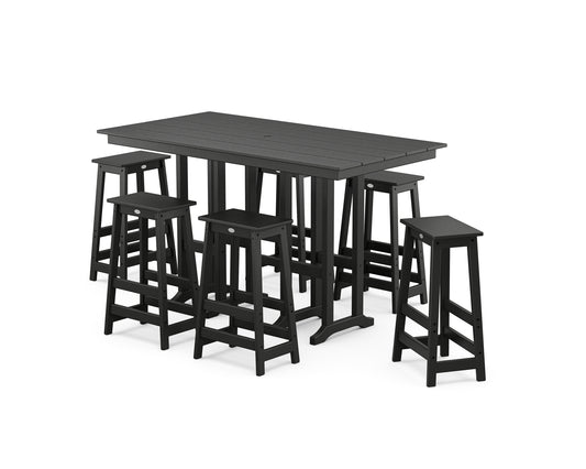 Modern Studio Bar Stool 7-Piece Set