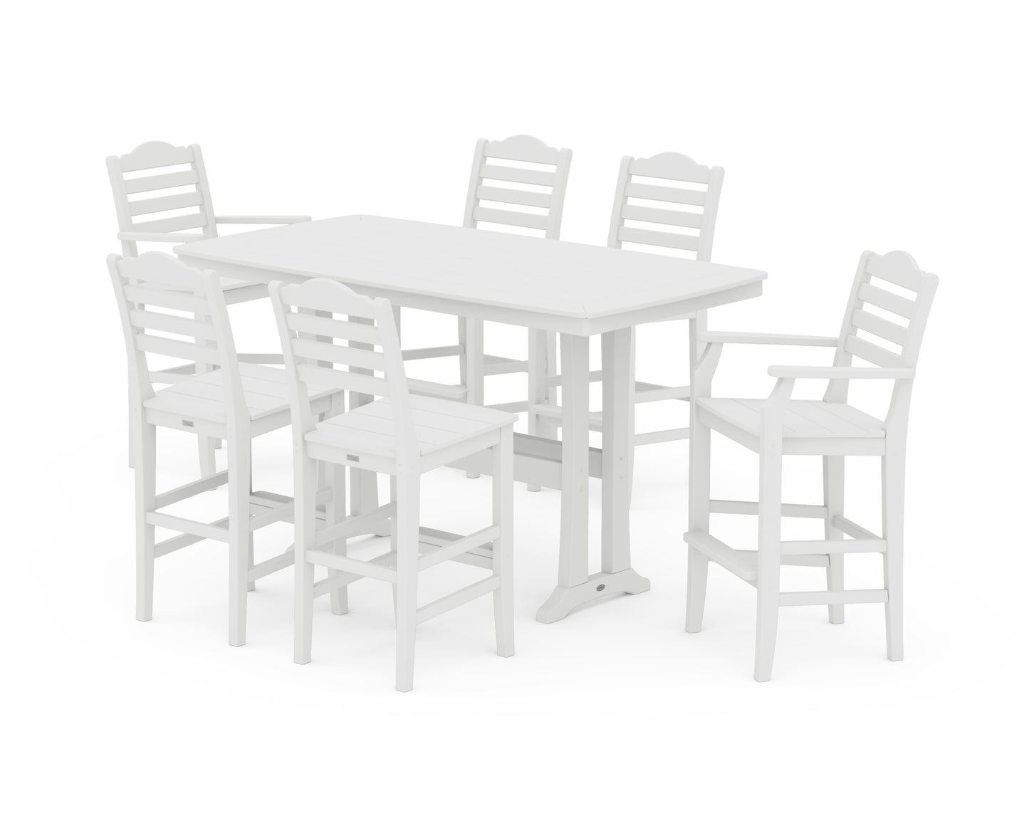 Savannah 7-Piece Bar Set with Trestle Legs