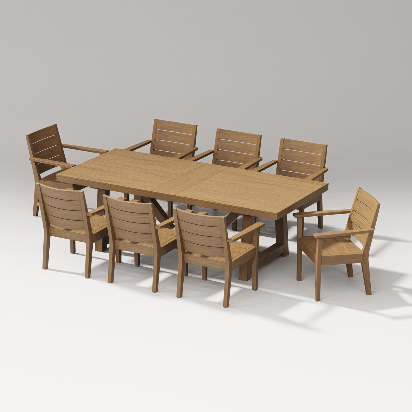 Latitude 9-Piece A-Frame Table Dining Set