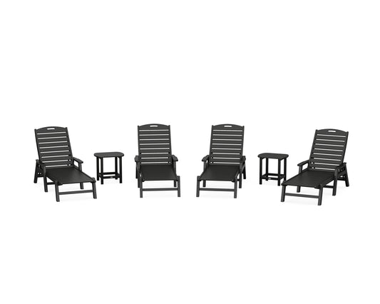 Nautical Chaise 6-Piece Set with Arms