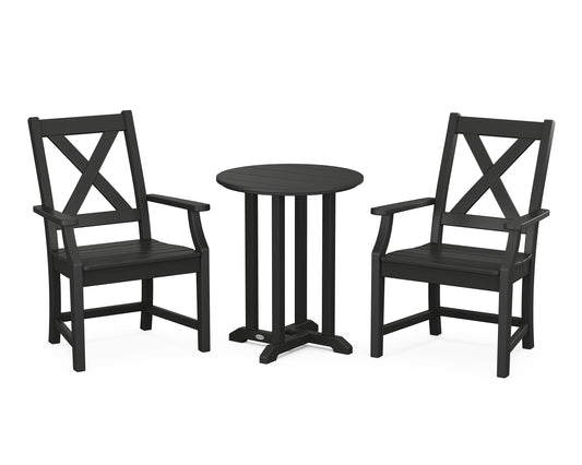 Braxton 3-Piece Round Dining Set