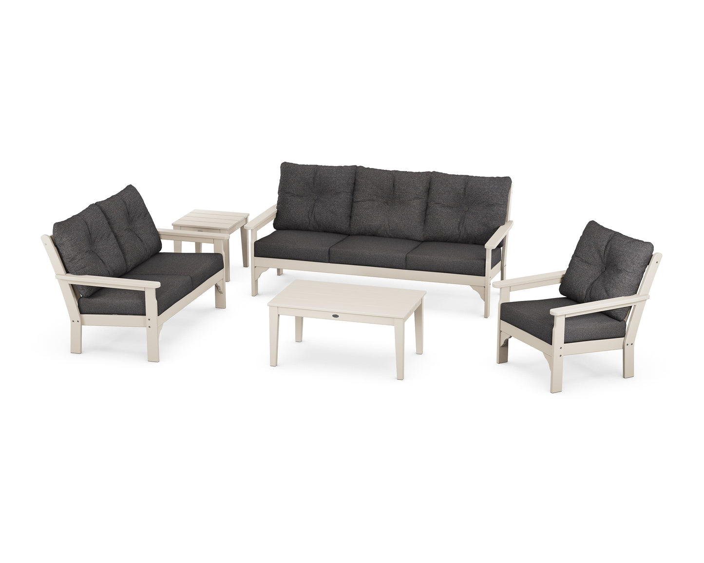 Vineyard 5 Piece Deep Seating Set