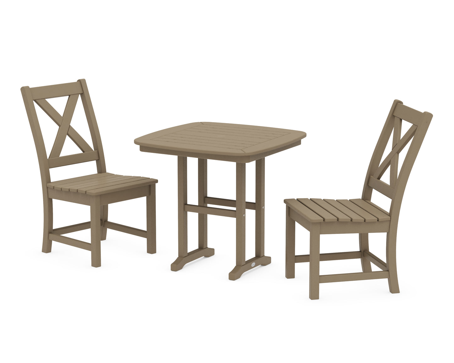 Braxton Side Chair 3-Piece Dining Set