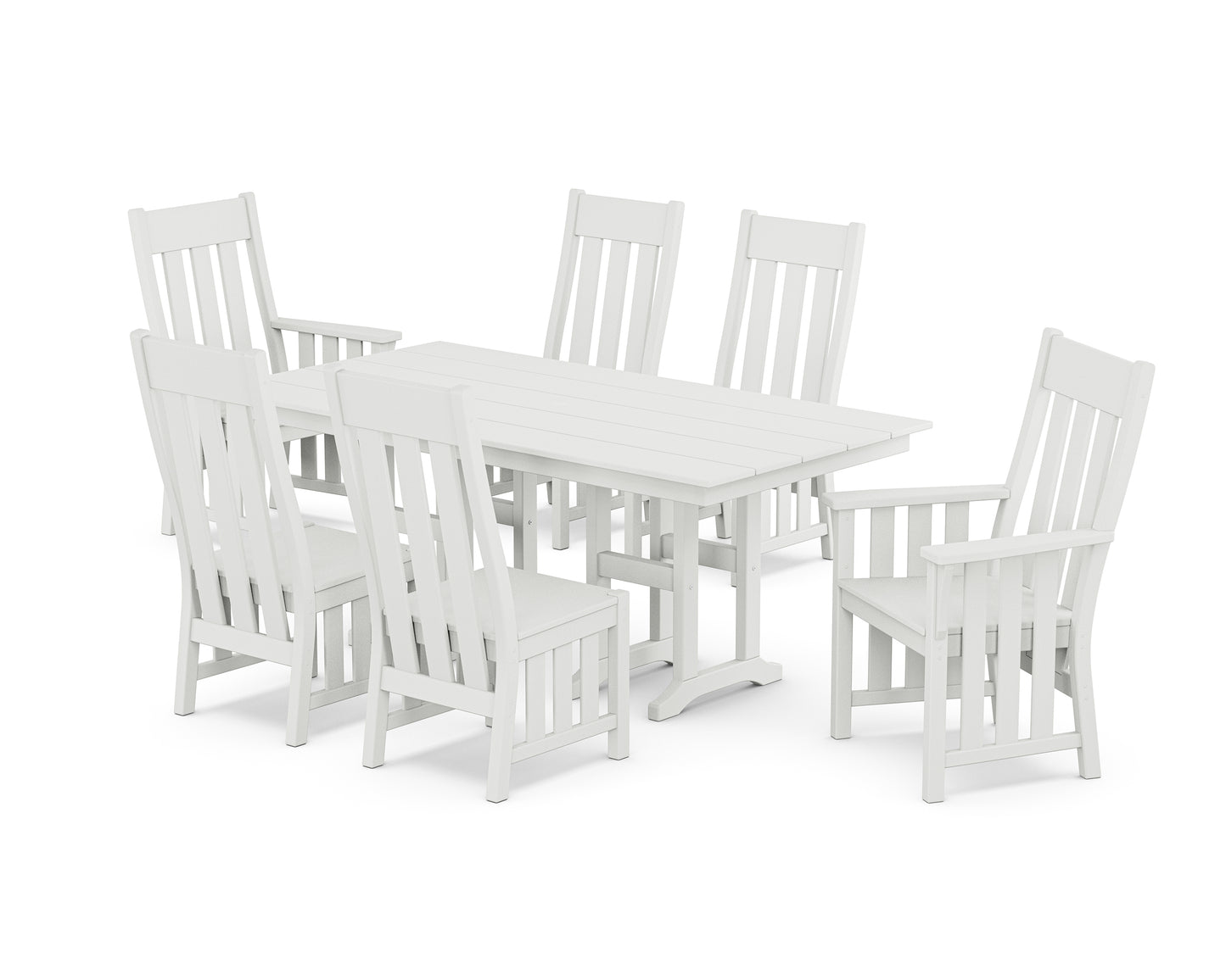 Acadia 7-Piece Farmhouse Dining Set