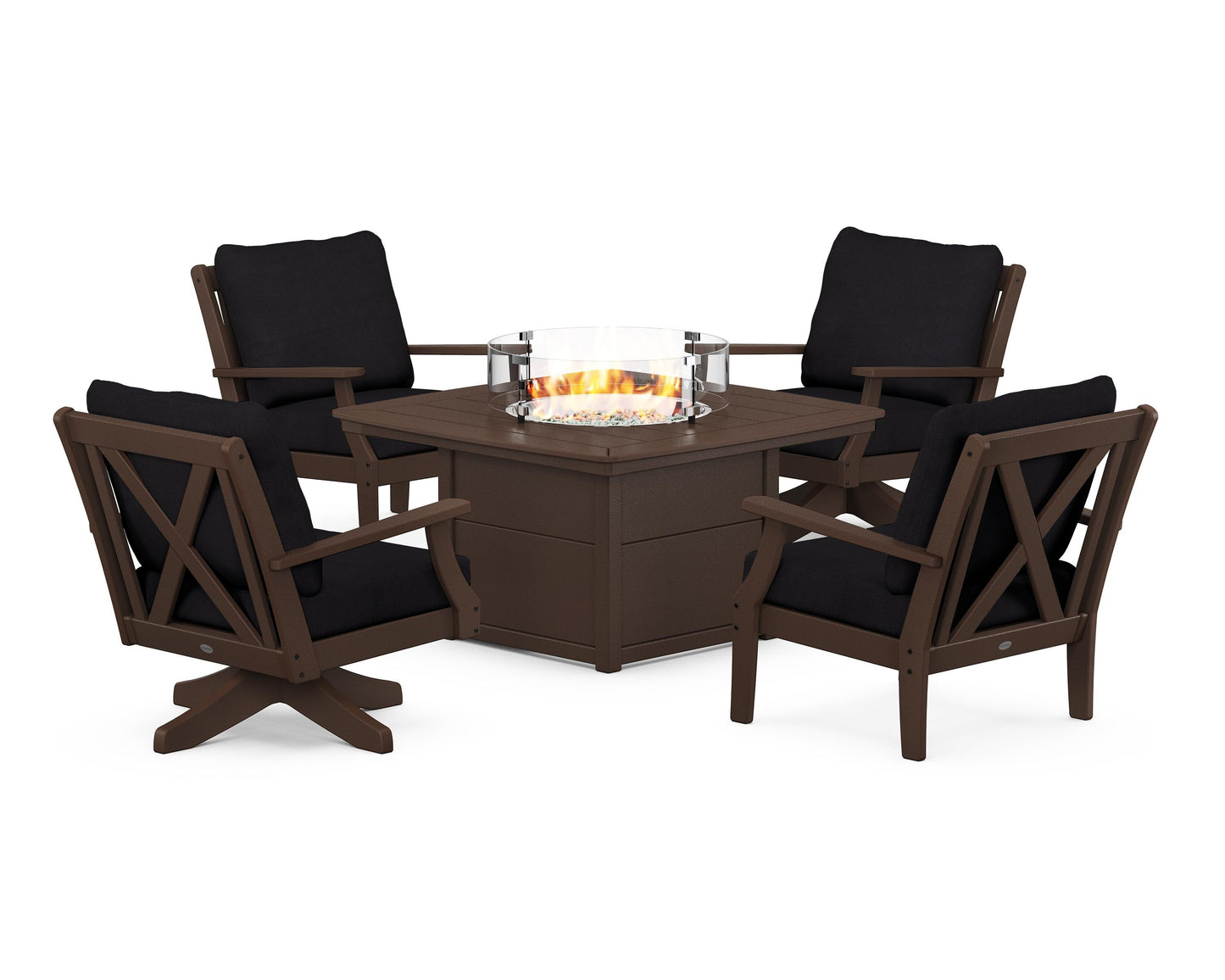 Braxton 5-Piece Deep Seating Set with Fire Table