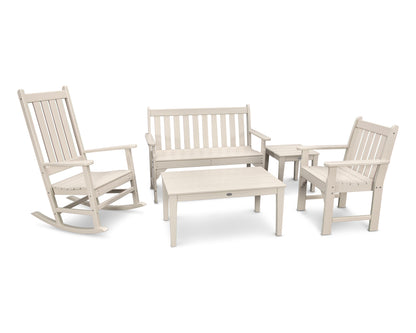 Vineyard 5-Piece Bench & Rocking Chair Set