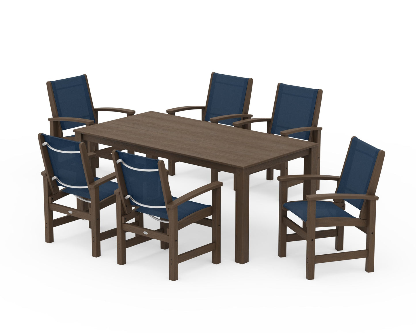 Coastal 7-Piece Parsons Dining Set