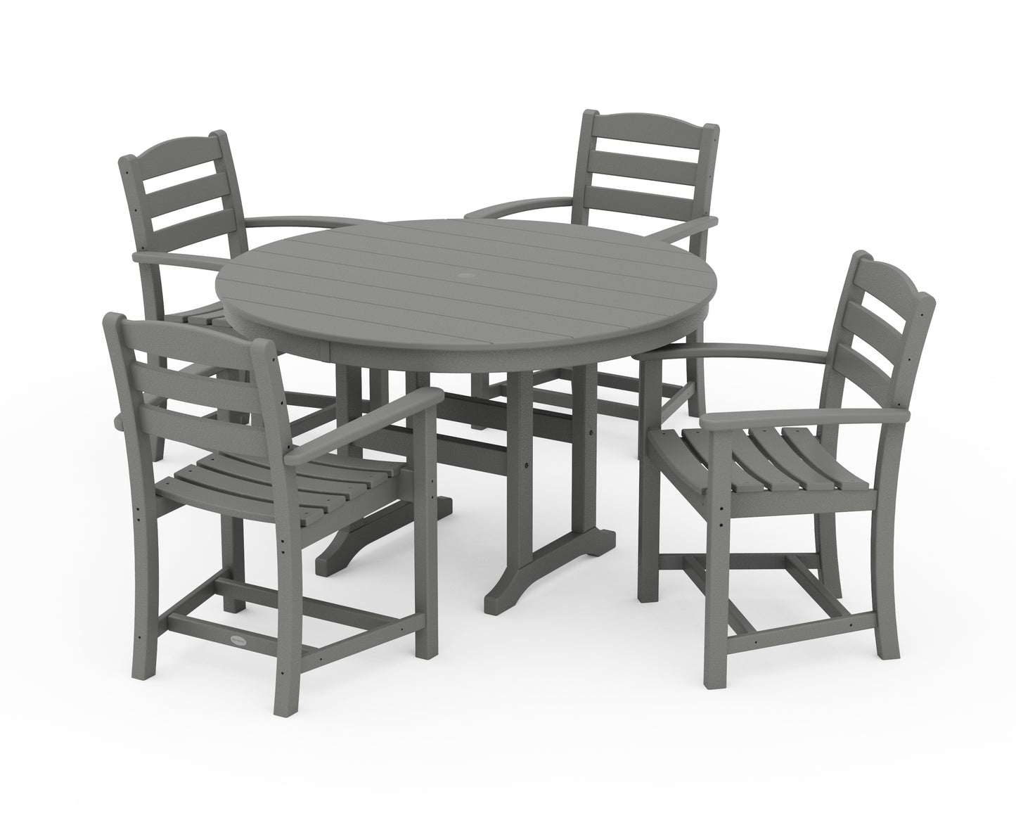 La Casa CafÃ© 5-Piece Round Farmhouse Dining Set