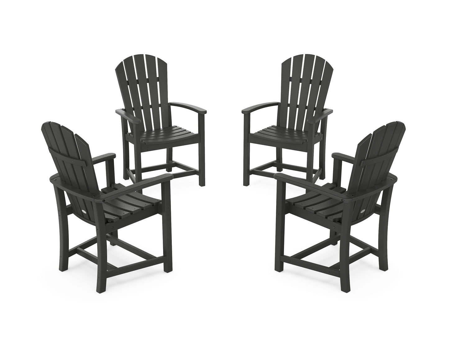 Palm Coast 4-Piece Upright Adirondack Conversation Set