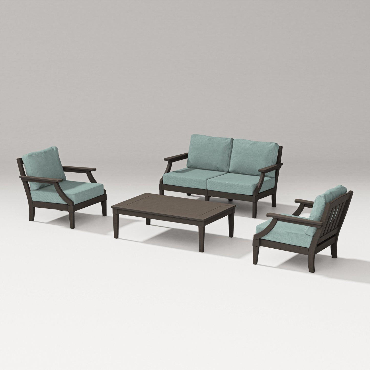 Estate Lounge 4-Piece Loveseat Set