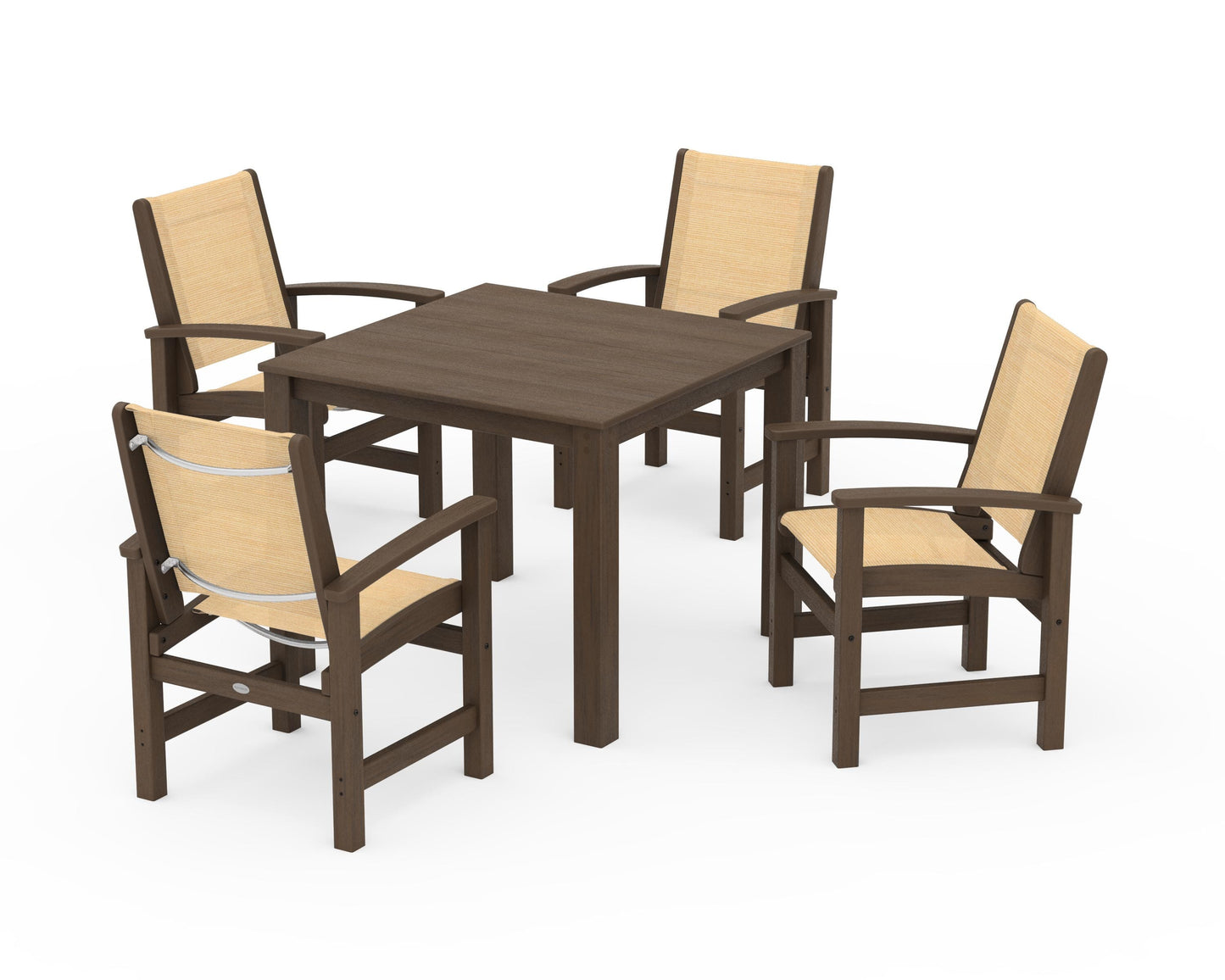 Coastal 5-Piece Parsons Dining Set