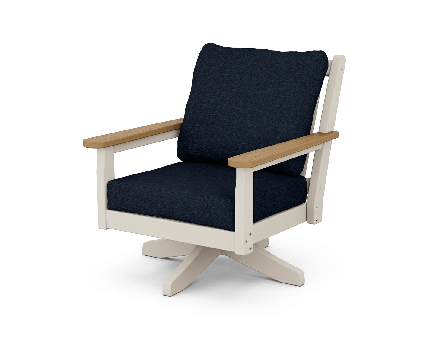 Chippendale Deep Seating Swivel Chair