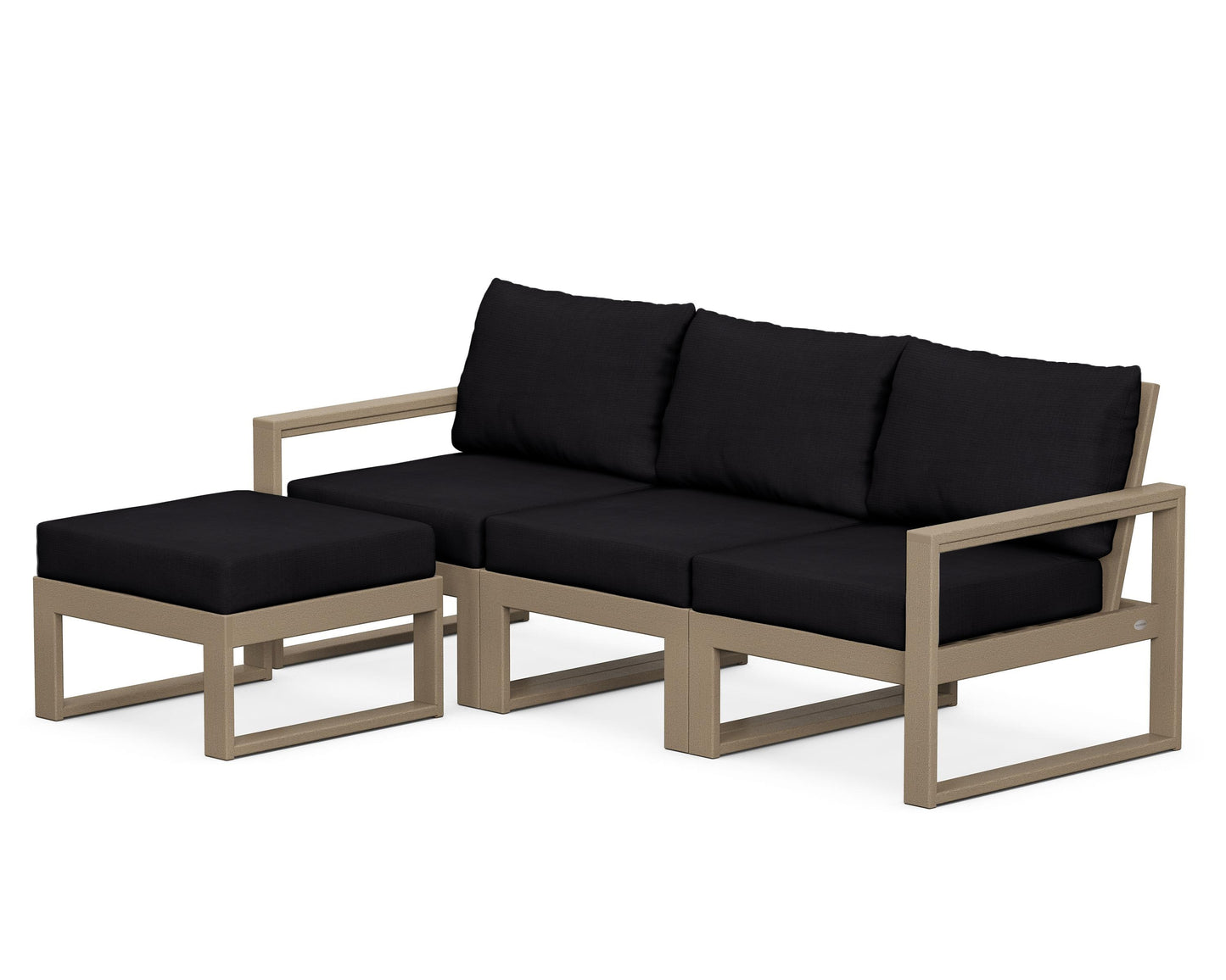 EDGE 4-Piece Modular Deep Seating Set with Ottoman