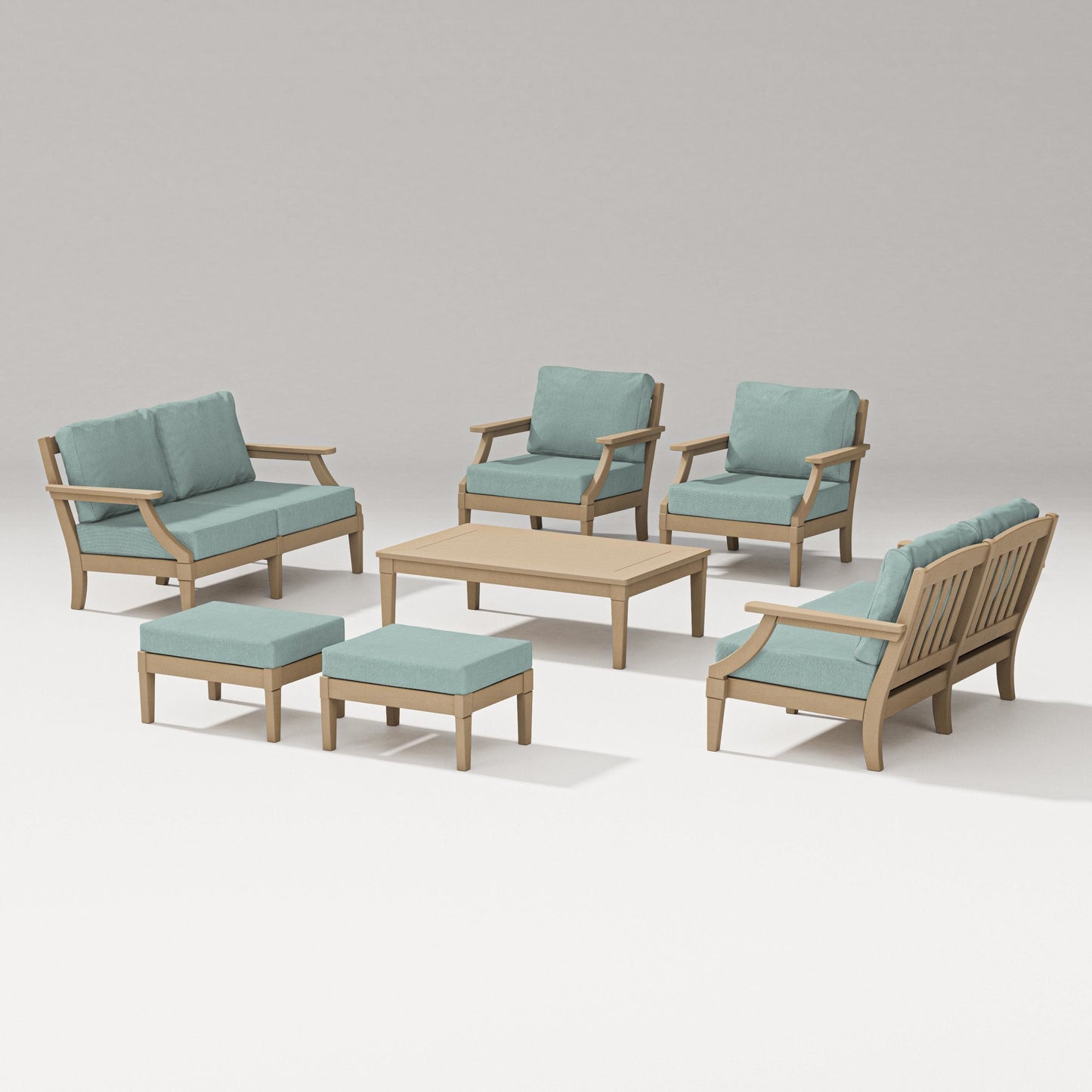 Estate 7-Piece Lounge Loveseat Set
