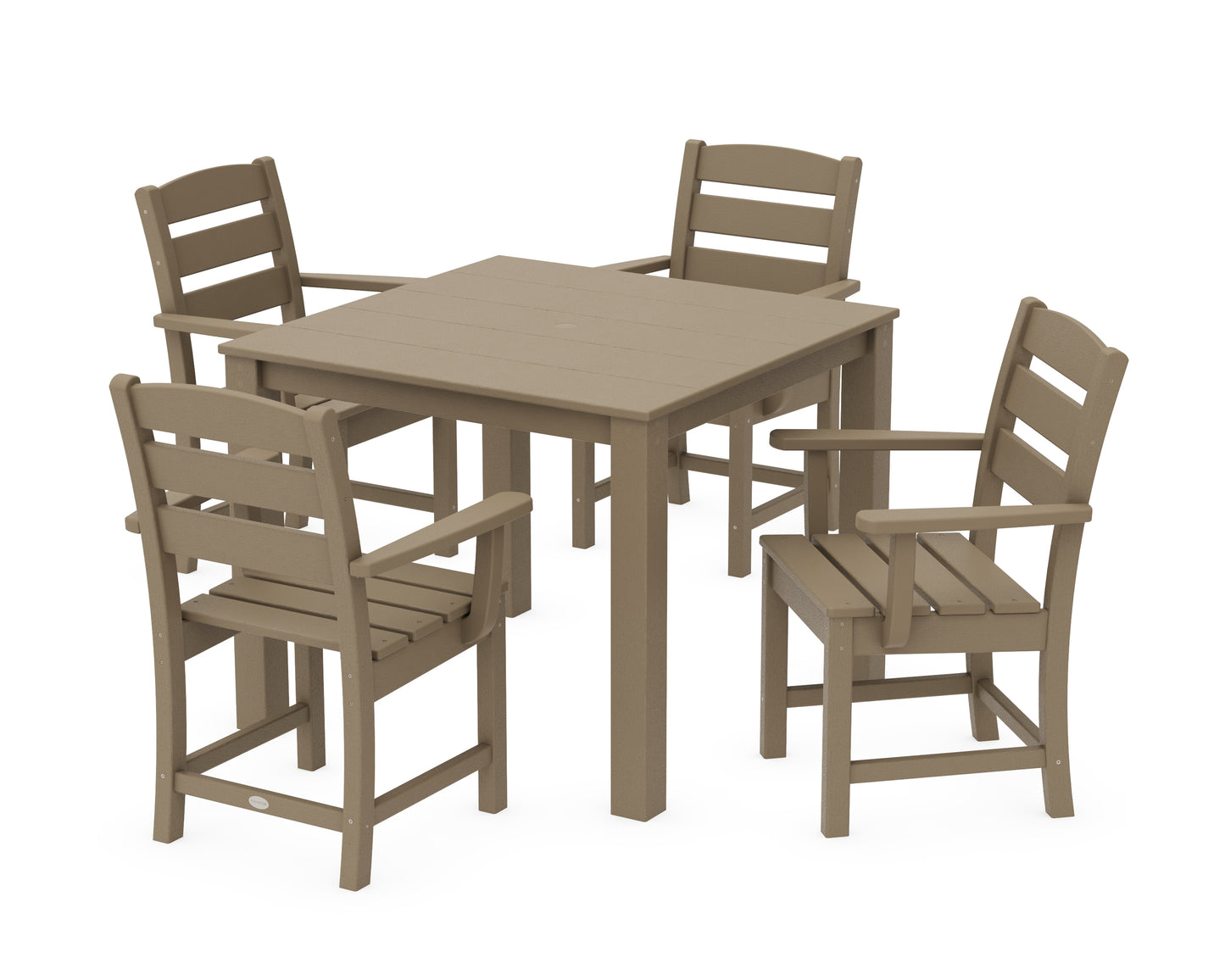 Lakeside 5-Piece Parsons Dining Set