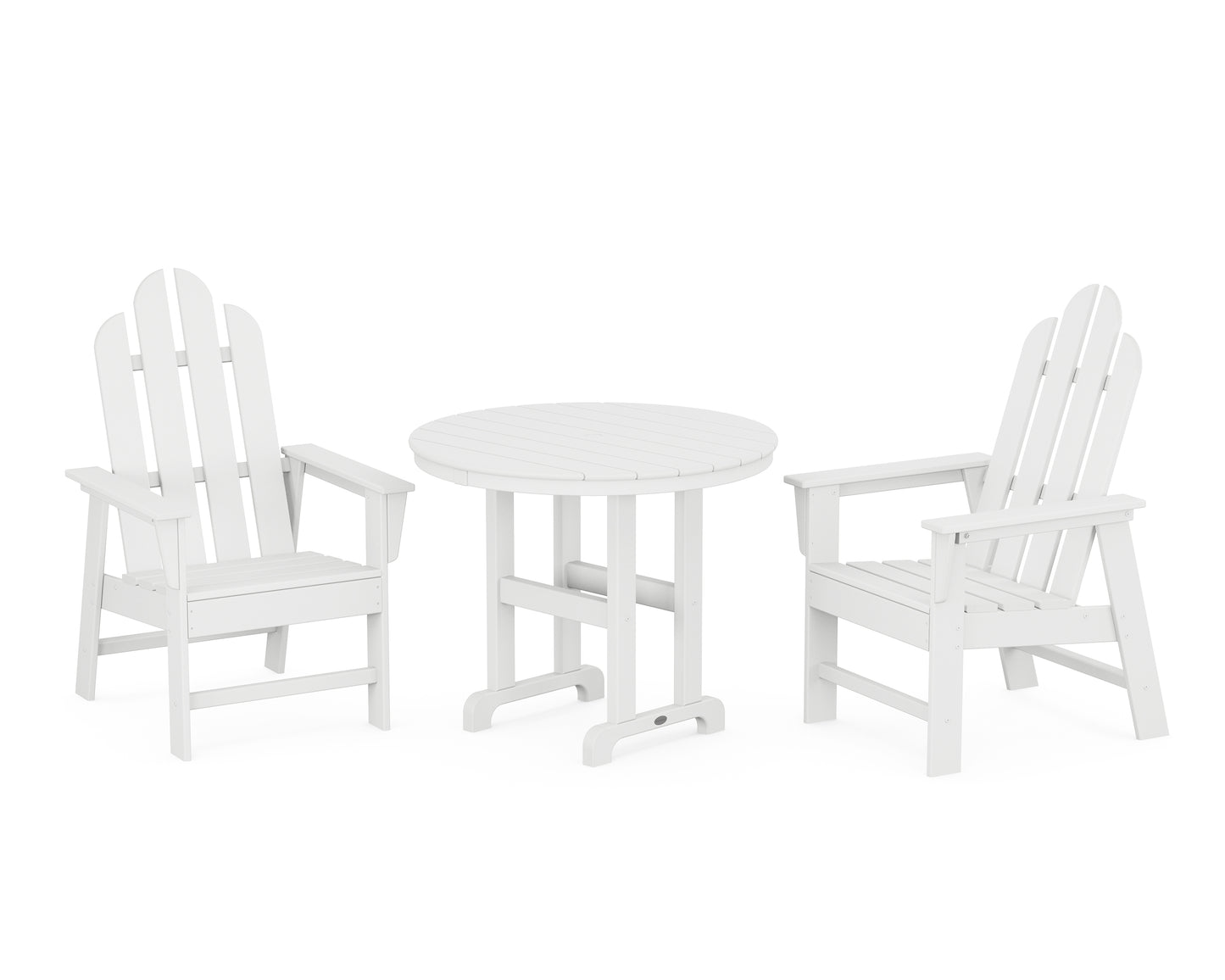 Long Island 3-Piece Round Dining Set