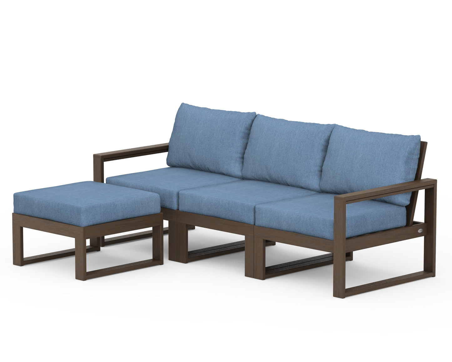 EDGE 4-Piece Modular Deep Seating Set with Ottoman