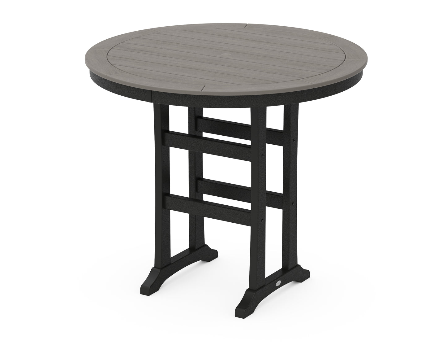 Nautical Trestle 48" Round Bar Table