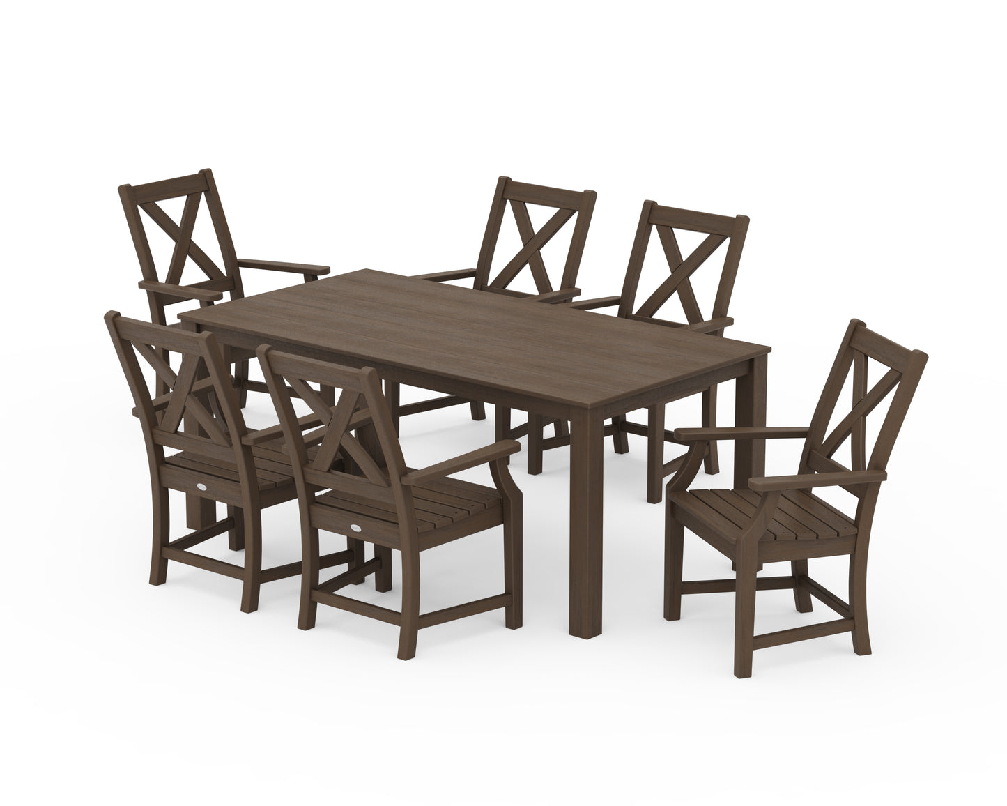Braxton Arm Chair 7-Piece Parsons Dining Set