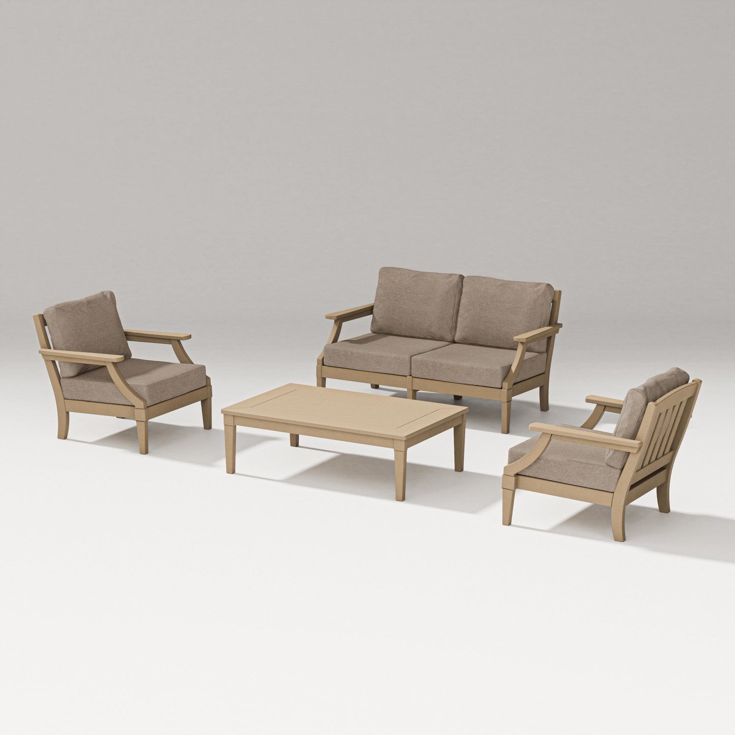 Estate Lounge 4-Piece Loveseat Set