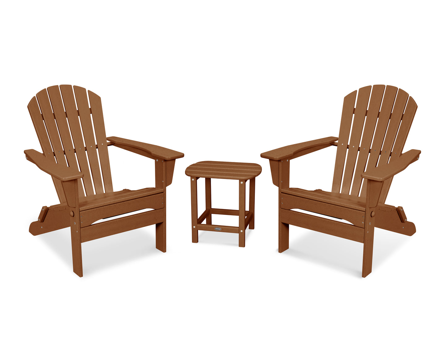 South Beach 3-Piece Folding Adirondack Set