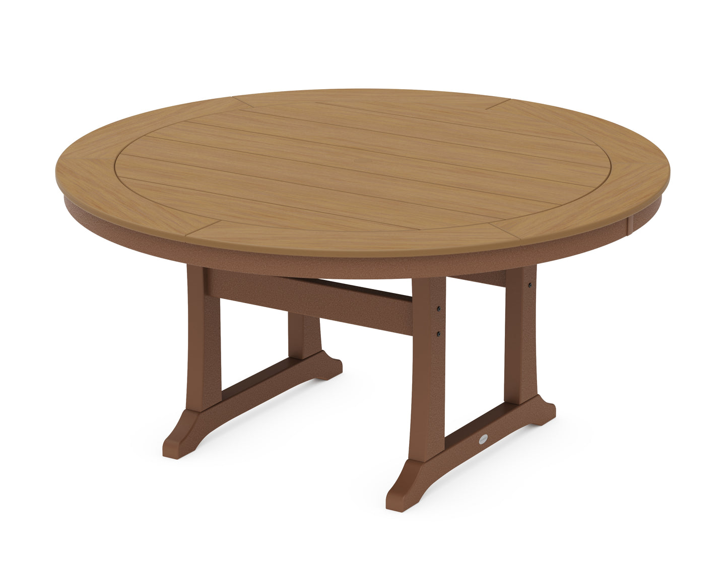 Nautical Trestle 60" Round Dining Table