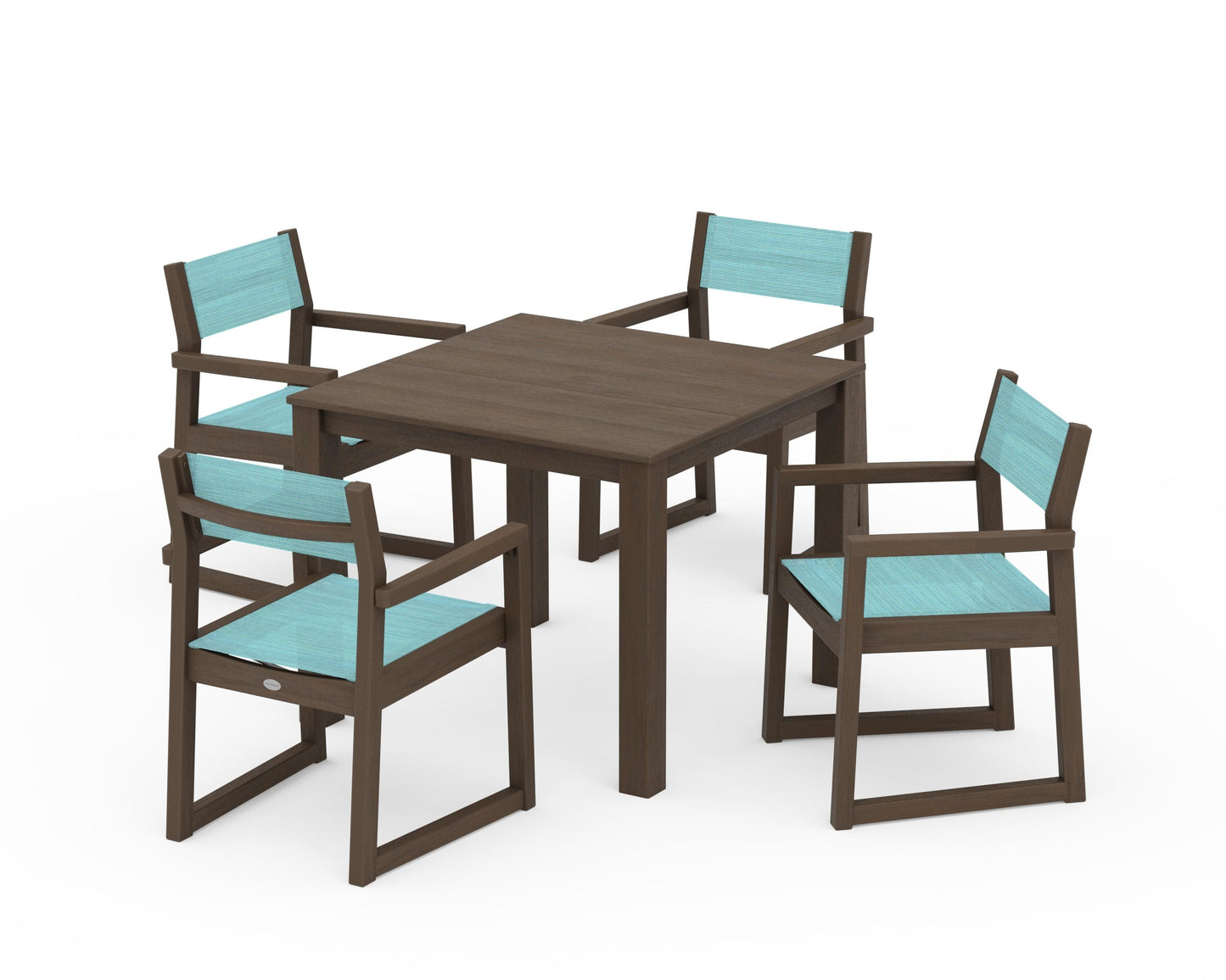 EDGE Sling Arm Chair 5-Piece Parsons Dining Set