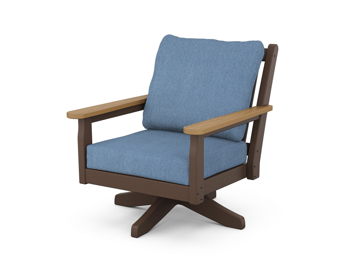 Chippendale Deep Seating Swivel Chair