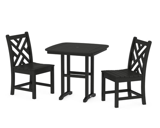 Chippendale Side Chair 3-Piece Dining Set