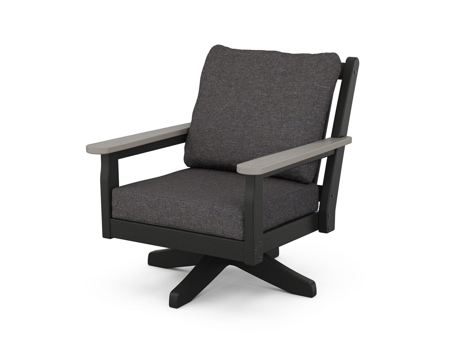 Chippendale Deep Seating Swivel Chair