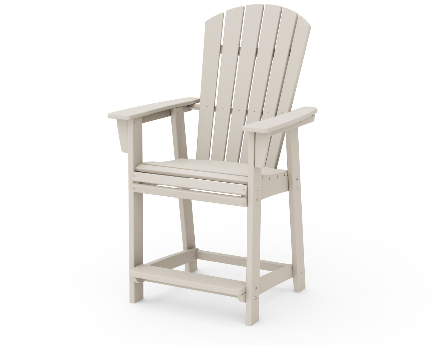 Nautical Curveback Adirondack Counter Chair