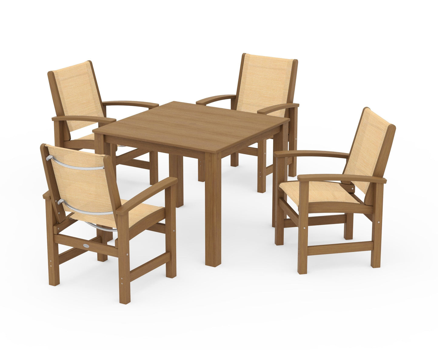 Coastal 5-Piece Parsons Dining Set