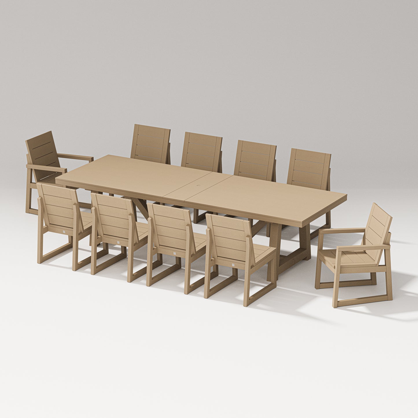 Elevate 11-Piece A-Frame Table Dining Set