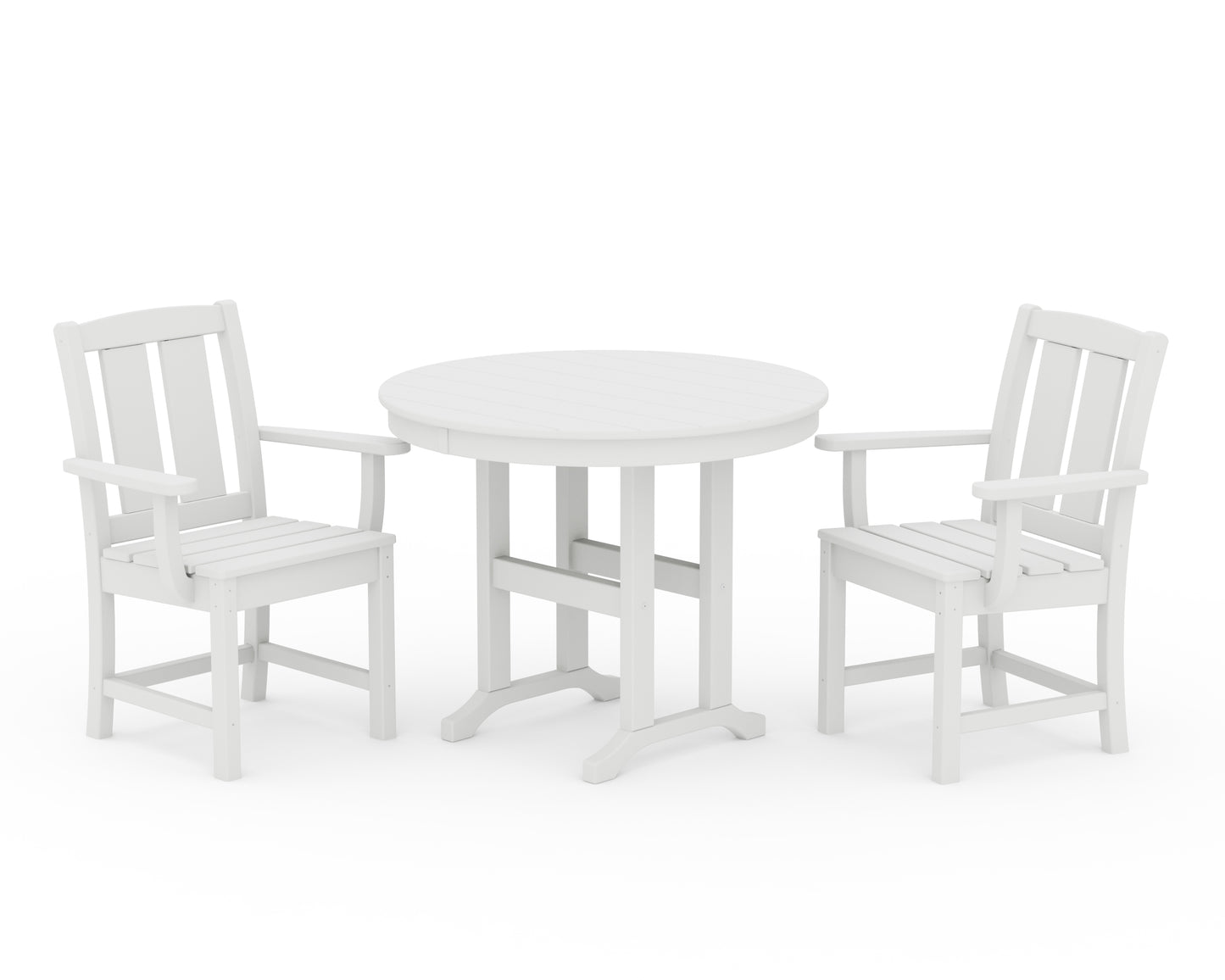 Mission 3-Piece Farmhouse Dining Set