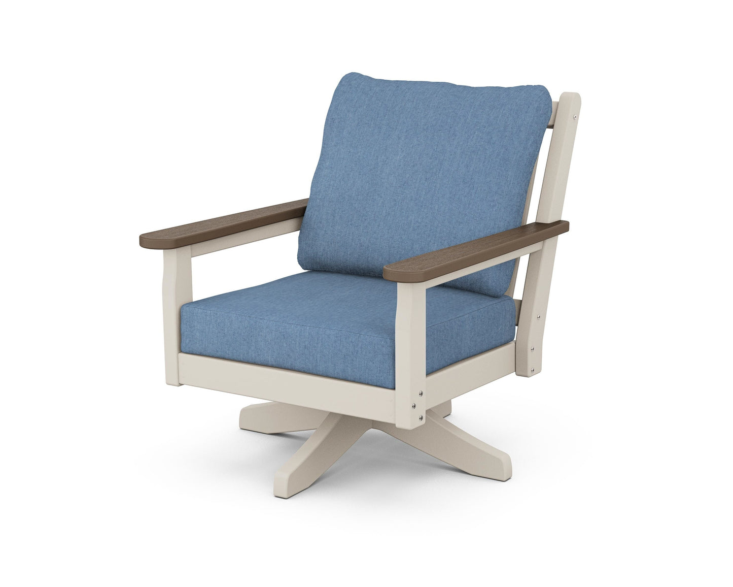 Chippendale Deep Seating Swivel Chair