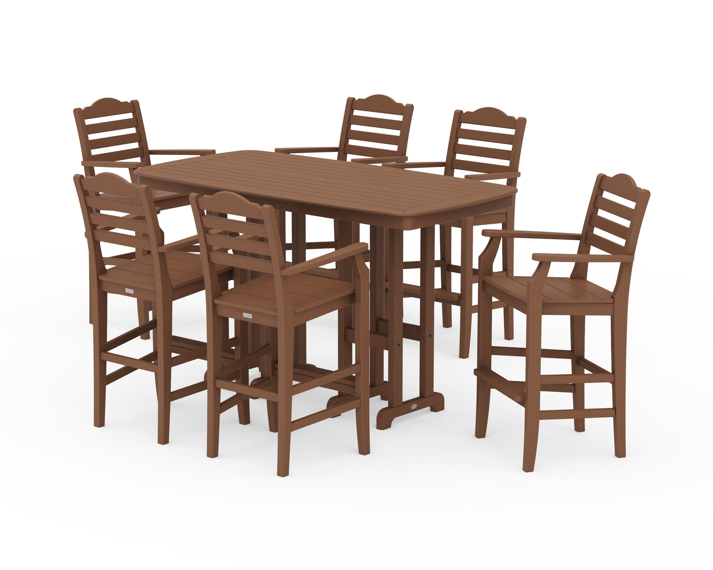 Savannah Arm Chair 7-Piece Bar Set