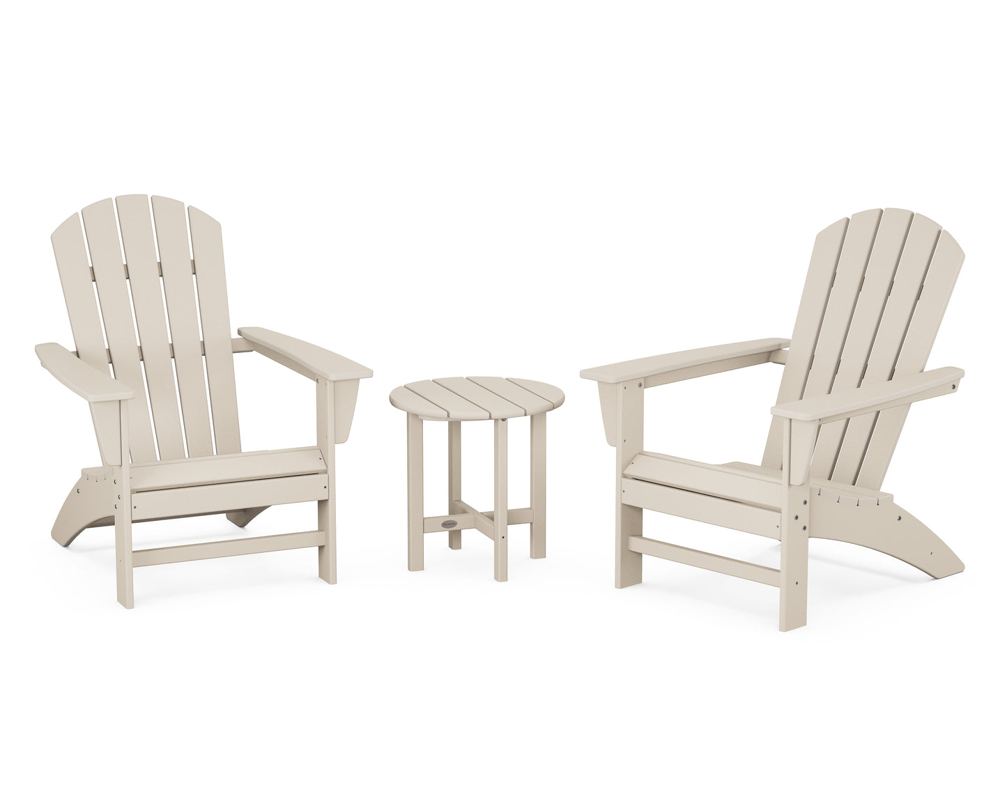 Nautical 3-Piece Adirondack Set